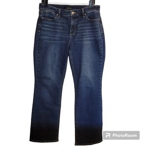 Talbots Flawless Five Pocket Jeans Boot Cut Curvy, Size 10,  EUC